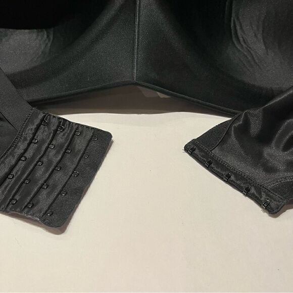 Cacique Bra Black Lightly lined T shirt 46DDD No wire - Picture 4 of 7